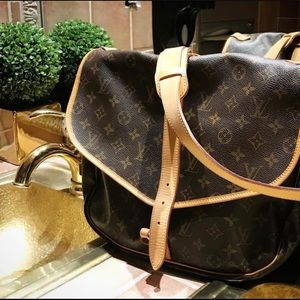 COPY - AUTHENTIC LOUIS VUITTON SAUMUR 35 ( GM)